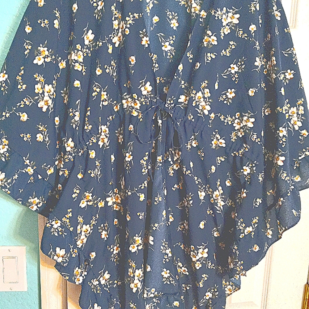 Nice navy blue blouse